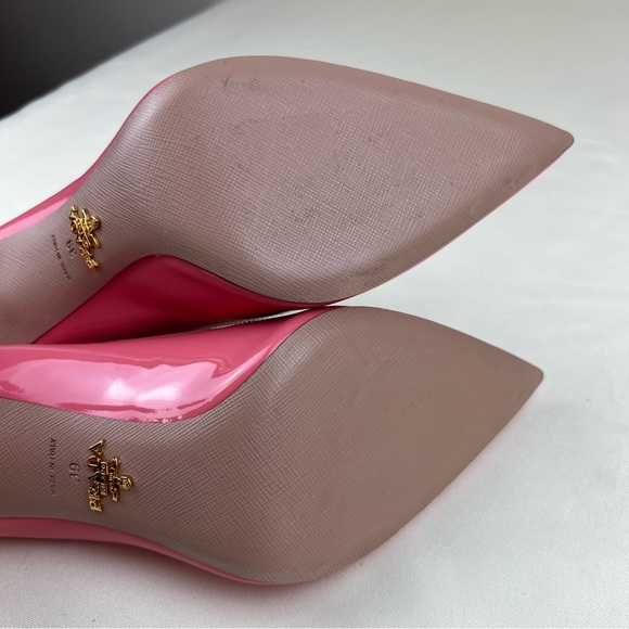 NEW Prada Pink Pointed-Toe 100 Pumps, Size-39 EU - Picture 15 of 16